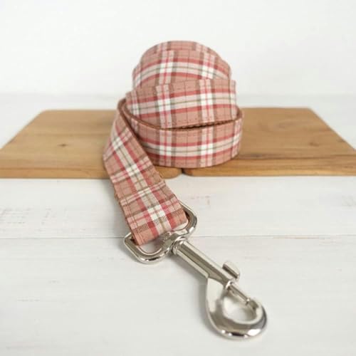 Robuste, weiche Hundehalsbänder aus Baumwolle und Nylon, 5 Größen, Halsband, Hundehalsband mit Fliege, L-Hundeleine-XL von JKDSAO