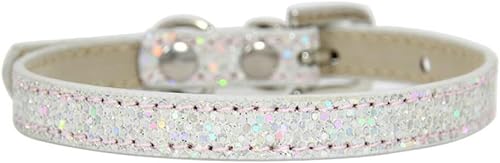 Rosa verstellbares Haustierhalsband mit Strasssteinen, Katzen- und Hundehalsband, Lederdekoration, Diamant-Hundehalskette für kleine Haustiere, Strasssteine, himmelblau, 1,0 x 25 cm, Silber, 1,0 x 35 Rosa verstellbares Haustierhalsband mit Strasssteinen, Katzen- und Hundehalsband, Lederdekoration, Diamant-Hundehalskette für kleine Haustiere, Strasssteine, himmelblau, 1,0 x 25 cm, Silber, 1,0 x 35 von JKDSAO