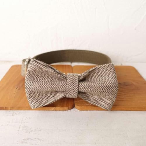 Wunderschönes Hundehalsband mit Leine, verstellbares Welpenhalsband, 5 Größen, Hundehalsband mit Fliege, L Wunderschönes Hundehalsband mit Leine, verstellbares Welpenhalsband, 5 Größen, Hundehalsband mit Fliege, L von JKDSAO