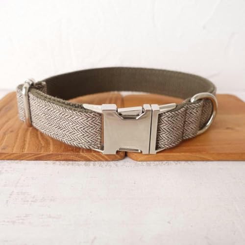 Wunderschönes Hundehalsband mit Leine, verstellbares Welpenhalsband, 5 Größen - Hundehalsband - XL von JKDSAO