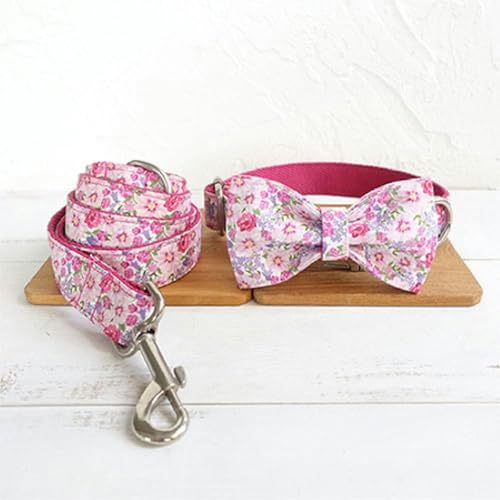 buntes Halsband glänzende Hundehalsbänder und Leinen 5 Größen-Fliege Halsband Leine-M buntes Halsband glänzende Hundehalsbänder und Leinen 5 Größen-Fliege Halsband Leine-M von JKDSAO