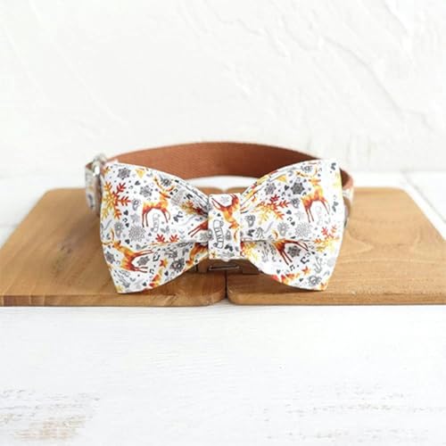 personalisiertes Halsband verstellbare Hundehalsbänder Leinen 5 Größen-Hundehalsband Fliege-S personalisiertes Halsband verstellbare Hundehalsbänder Leinen 5 Größen-Hundehalsband Fliege-S von JKDSAO