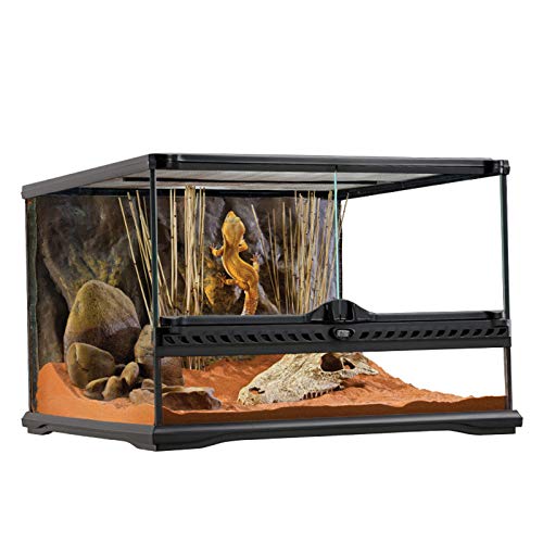 JKGHK Terrarien Naturglas Terrarium Reptilienglas mit Bildschirmlüftungskäfigen Terrarium, groß,45x45x30cm von JKGHK