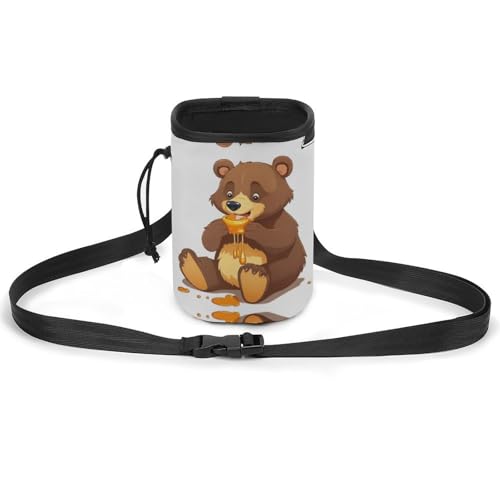 JKLQWH Bärenfressendes bedrucktes Haustier-Trainingspaket, Hundetraining, Leckerli-Tasche, tragbare Haustiertasche, Welpen-Leckerli-Tasche, Haustiere im Freien JKLQWH Bärenfressendes bedrucktes Haustier-Trainingspaket, Hundetraining, Leckerli-Tasche, tragbare Haustiertasche, Welpen-Leckerli-Tasche, Haustiere im Freien von JKLQWH