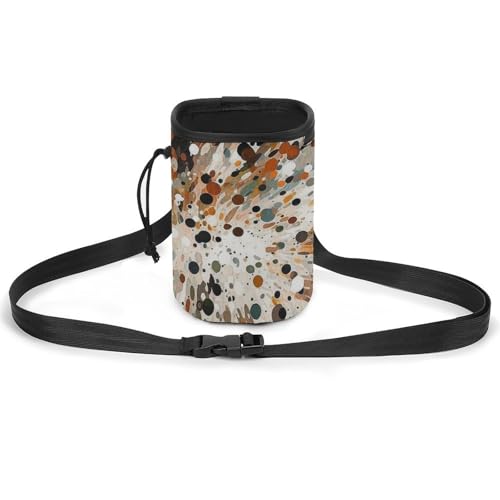 JKLQWH Dots of Different Printed Pet Training Package Dog Walking Fanny Pack Dog Training Treat Pouch Portable Pet Pocket Puppy Treat Bag Pets Outdoor von JKLQWH