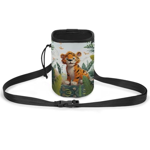 JKLQWH Hundetrainingspaket mit Cartoon-Tiger-Aufdruck, Hundetraining, Leckerli-Tasche, tragbare Haustiertasche, Welpen-Leckerli-Tasche, Haustiere im Freien JKLQWH Hundetrainingspaket mit Cartoon-Tiger-Aufdruck, Hundetraining, Leckerli-Tasche, tragbare Haustiertasche, Welpen-Leckerli-Tasche, Haustiere im Freien von JKLQWH