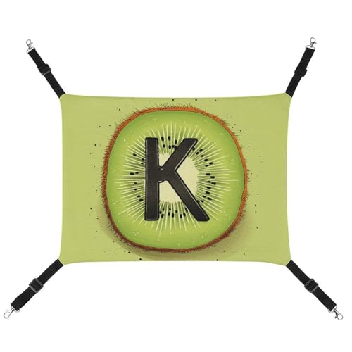 JKLQWH Katzenhängematte, mit Kiwi-Kunstmuster, waschbar, weich, für den Außenbereich, Haustier-Hängematte, Bett, verstellbar, mit verstellbaren Riemen und Metallhaken, für Katzen, kleine Hunde, JKLQWH Katzenhängematte, mit Kiwi-Kunstmuster, waschbar, weich, für den Außenbereich, Haustier-Hängematte, Bett, verstellbar, mit verstellbaren Riemen und Metallhaken, für Katzen, kleine Hunde, von JKLQWH