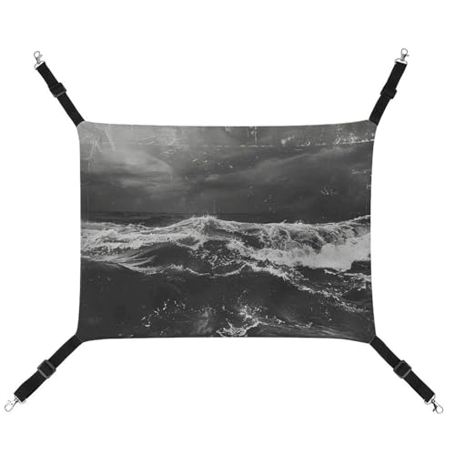 JKLQWH Katzenhängematte, mit abstraktem körnigem Bild, waschbar, weich, Outdoor-Katzenmatte, Haustier-Hängematte, Bett, verstellbar, mit verstellbaren Riemen und Metallhaken, für Katzen, kleine Hunde, JKLQWH Katzenhängematte, mit abstraktem körnigem Bild, waschbar, weich, Outdoor-Katzenmatte, Haustier-Hängematte, Bett, verstellbar, mit verstellbaren Riemen und Metallhaken, für Katzen, kleine Hunde, von JKLQWH