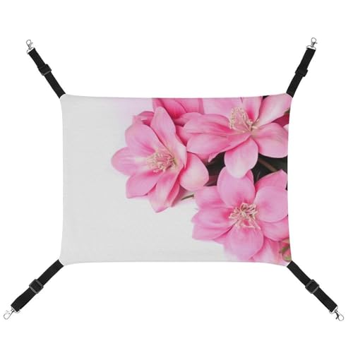 JKLQWH Katzenhängematte, mit schönen Blumen bedruckt, waschbar, weiche Outdoor-Katzenmatte, Haustier-Hängematte, Bett, verstellbar, mit verstellbaren Riemen und Metallhaken, für Katzen, kleine Hunde, JKLQWH Katzenhängematte, mit schönen Blumen bedruckt, waschbar, weiche Outdoor-Katzenmatte, Haustier-Hängematte, Bett, verstellbar, mit verstellbaren Riemen und Metallhaken, für Katzen, kleine Hunde, von JKLQWH