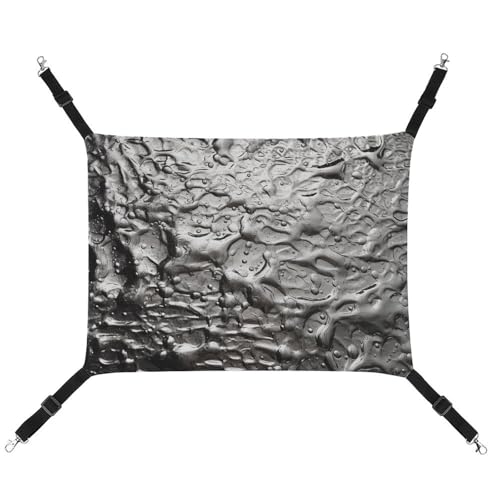 JKLQWH Katzenhängematte, mit silberfarbener Textur, waschbar, weich, für den Außenbereich, Haustier-Hängematte, Bett, verstellbar, mit verstellbaren Riemen und Metallhaken, für Katzen, kleine Hunde, JKLQWH Katzenhängematte, mit silberfarbener Textur, waschbar, weich, für den Außenbereich, Haustier-Hängematte, Bett, verstellbar, mit verstellbaren Riemen und Metallhaken, für Katzen, kleine Hunde, von JKLQWH