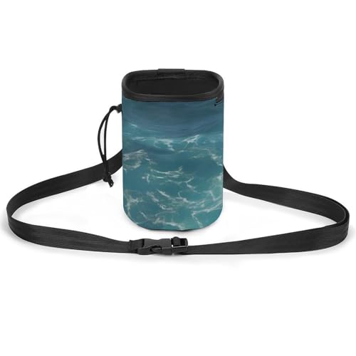JKLQWH The Deep Blue Sea Printed Pet Training Package Dog Walking Fanny Pack Dog Training Treat Pouch Portable Pet Pocket Puppy Treat Bag Pets Outdoor von JKLQWH