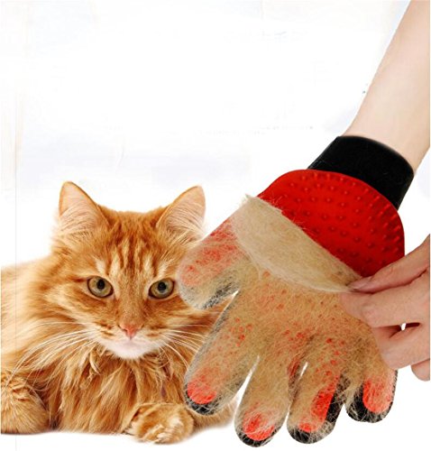JKLYZXS Katzenhandschuhe Haarkamm Haustier-Badebürste Hundemassage-Handschuh Haustierpflege Reinigungsmittel von JKLYZXS