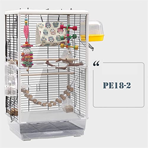 JKSVTF Massiver Vogelkäfig Papageienkäfig Groß Acryl Transparent Vogelkäfig Vogelkäfig Dekoration Hängematte Zelt Nest für Lovebirds Finken Papagei Vogelkäfig von JKSVTF