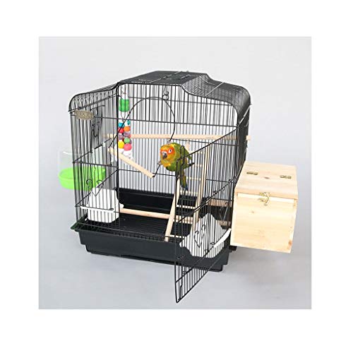 JKSVTF Massiver Vogelkäfig Tragbarer Vogelreisekäfig Haustierhaus Großer Metall Vogelkäfig Papageienkäfig Kanarienvögel Käfig für Lovebirds Finken Papageienkäfig Vogelkäfig (B) von JKSVTF