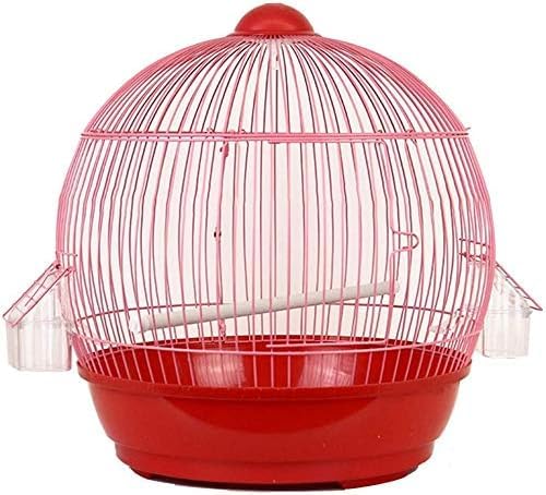 JKSVTF Professioneller Vogelkäfig, Haustierbedarf, Vogelträger, Gartendekoration, Papageienkäfige für große Vögel und bunte Vogelkäfige, kreativer runder Papageienkäfig, Taubenperlenvogel von JKSVTF