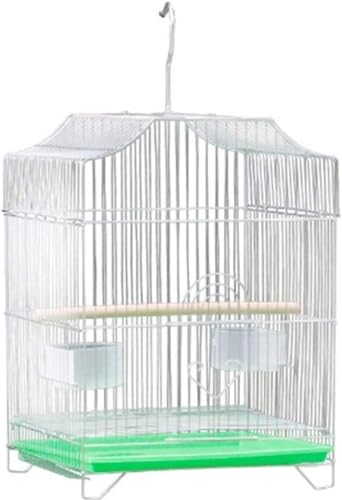 JKSVTF Professioneller Vogelkäfig Haustierbedarf Vogelträger Gartendekoration Papageienkäfige für kleine Vögel, erschwinglicher Haushalt Papageienkäfig, Outdoor Galvanik kleiner Vogelkäfig JKSVTF Professioneller Vogelkäfig Haustierbedarf Vogelträger Gartendekoration Papageienkäfige für kleine Vögel, erschwinglicher Haushalt Papageienkäfig, Outdoor Galvanik kleiner Vogelkäfig von JKSVTF