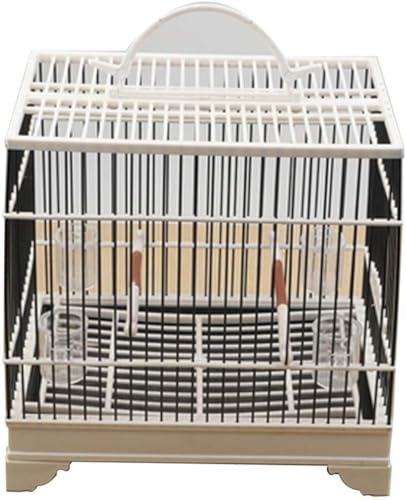 JKSVTF Professioneller Vogelkäfig Haustierbedarf Vogelträger Gartendekoration Sittichkäfige für 1 Vogel, Outdoor-Vogelkäfig, erschwinglicher Haushalts-Vogelkäfig von JKSVTF