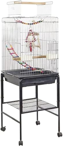 JKSVTF Professioneller Vogelkäfig für Nymphensittiche, Sonne, Sittiche, Wellensittiche, Wellensittiche, Haustierkäfig, Sitzstangen, Ständer, Käfig von JKSVTF
