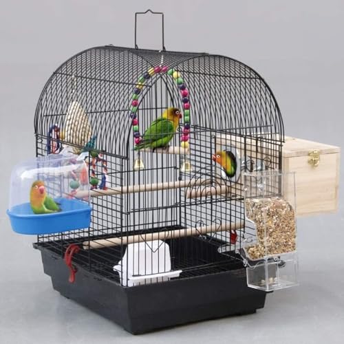 Professioneller Vogelkäfig Haustierbedarf Vogelträger Gartendekoration Vogelhäuser Hängender Vogelkäfig für kleine Papageien Nymphensittiche Finken Kanarienvogel Wellensittich Lovebird Reise von JKSVTF