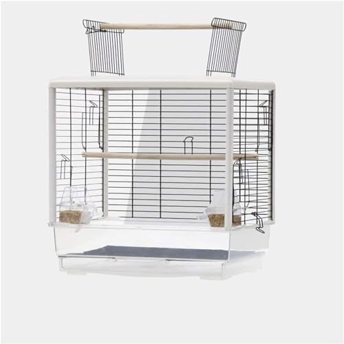 Professioneller Vogelkäfig Haustierbedarf Vogelträger Gartendekoration Vogelhäuser Papagei Vogelkäfig Großer Luxus Zuchtkäfig Vogelkäfig Transparent Ornament Vogelkäfig Tragbar Kleine Größe Vögel von JKSVTF