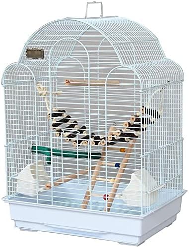 Professioneller Vogelkäfig Haustierbedarf Vogelträger Gartendekoration Vogelkäfige für Sittiche, Sittichkäfig Abdeckung Haushalt Vogelkäfig, Kleiner Eisenkäfig Papageienkäfig, Taubenperle Vogel von JKSVTF