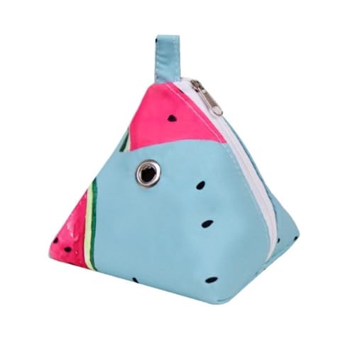Saisonale tragbare Outdoor-Tasche, kleine Haustier-Tragetasche for Sugar Glider Fancy Ratte Meerschweinchenhamster (Farbe : Blue Watermelon) von JKUHA