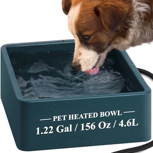 Extra großer beheizter Wassernapf für Hunde und Katzen im Freien, beheizter Hundenapf bietet Trinkwasser im Winter, beheizter Futternapf, kein Einfrieren, Bewässerungsschale für Kaninchen, Huhn, Ente, Extra großer beheizter Wassernapf für Hunde und Katzen im Freien, beheizter Hundenapf bietet Trinkwasser im Winter, beheizter Futternapf, kein Einfrieren, Bewässerungsschale für Kaninchen, Huhn, Ente, von JLSAME