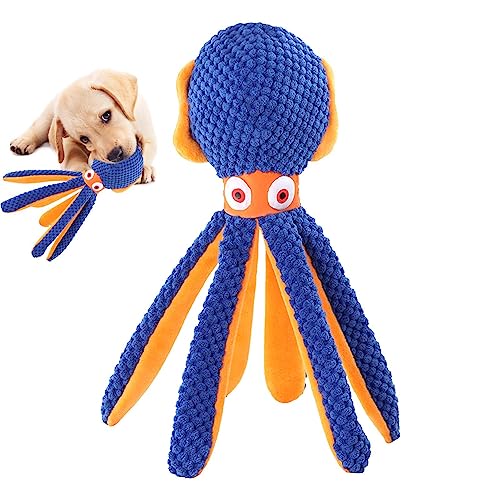 JMEDIC Octopus Hund Spielzeug - Haustier Katze Hund Plushie Liefert Plüsch - Interaktives Zahnen Plüsch Spielzeug für Hunde, Outdoor Welpen Spielzeug Spielzeug von JMEDIC