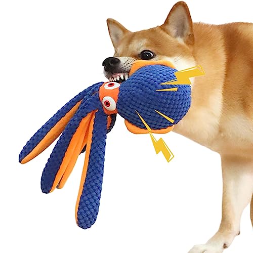 JMEDIC Spielzeug für Hunde mit Quietschfunktion | Pet Cat Dog Plushie Plüschbedarf | Interaktives Kauspielzeug aus Plüschtier für Hunde, interaktives Plüschspielzeug für Welpen von JMEDIC