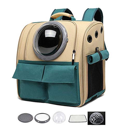 JMOZHCD Haustier-Raumkapsel-Haustier-Rucksack, Katze, Hund, Welpe, Reisen, Wandern, Camping, Haustier-Rucksack, Raumkapsel-Design () von JMOZHCD