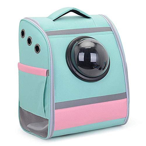 JMOZHCD Haustierkapsel Haustierkäfig Hund Katze Reisetasche, Hunderucksack Katze Hund Welpe Haustier Reisetasche Rucksack Belüftung Tragbare Handtasche () von JMOZHCD