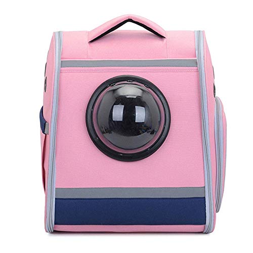 JMOZHCD Haustierkapsel Haustierkäfig Hund Katze Reisetasche, Hunderucksack Katze Hund Welpe Haustier Reisetasche Rucksack Belüftung Tragbare Handtasche () von JMOZHCD