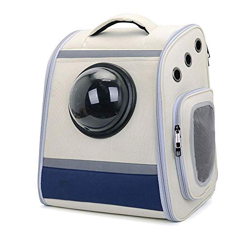 JMOZHCD Haustierkapsel Haustierkäfig Hund Katze Reisetasche, Hunderucksack Katze Hund Welpe Haustier Reisetasche Rucksack Belüftung Tragbare Handtasche () von JMOZHCD