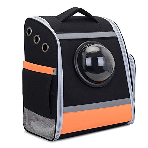 JMOZHCD Haustierkapsel Haustierkäfig Hund Katze Reisetasche, Hunderucksack Katze Hund Welpe Haustier Reisetasche Rucksack Belüftung Tragbare Handtasche () von JMOZHCD
