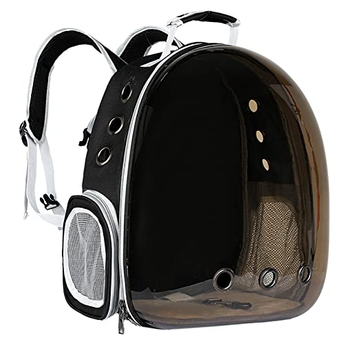 JMOZHCD Haustiertasche, Raumkapsel, Katzenrucksack, transparentes Hartschalen-Pod-Kissen, verstellbare Schultergurte, geeignet zum Wandern (H) von JMOZHCD
