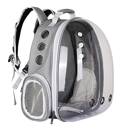 JMOZHCD Haustiertasche, Raumkapsel, Katzenrucksack, transparentes Hartschalen-Pod-Kissen, verstellbare Schultergurte, geeignet zum Wandern (I) von JMOZHCD