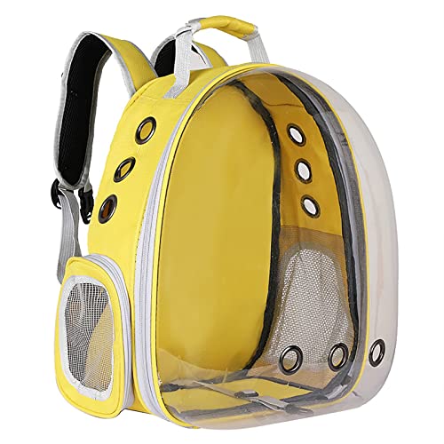 JMOZHCD Haustiertasche, Raumkapsel, Katzenrucksack, transparentes Hartschalen-Pod-Kissen, verstellbare Schultergurte, geeignet zum Wandern (J) von JMOZHCD