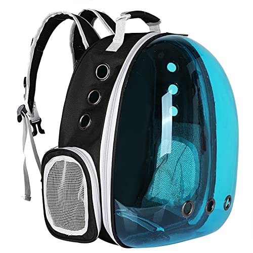 JMOZHCD Haustiertasche, Raumkapsel, Katzenrucksack, transparentes Hartschalen-Pod-Kissen, verstellbare Schultergurte, geeignet zum Wandern (M) von JMOZHCD