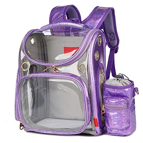 JMOZHCD Pet Space Capsule, Faltbare Transporttasche für Katzen, Haustier-Tragetasche, transparent, außen, tragbar, Haustier-Rucksack, Tragetasche () von JMOZHCD