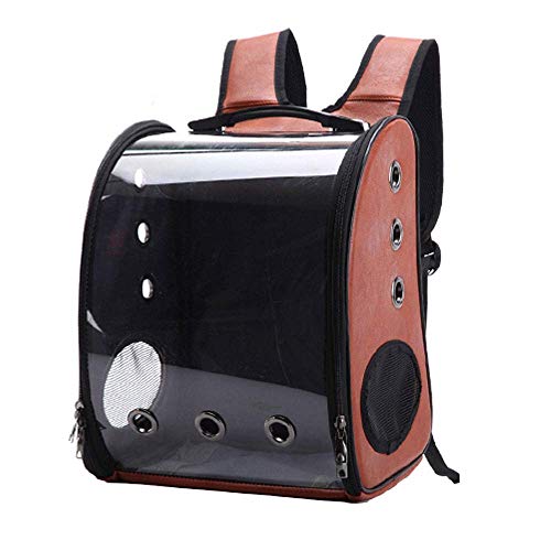 JMOZHCD Pet Space Capsule Pet Carrier Hund Katze Welpe Kaninchen, Hunderucksack Haustier Handtasche Space Capsule Transparenter tragbarer Katzenrucksack () von JMOZHCD