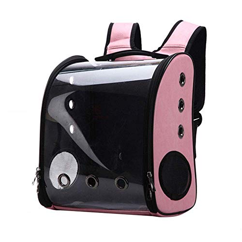 JMOZHCD Pet Space Capsule Pet Carrier Hund Katze Welpe Kaninchen, Hunderucksack Haustier Handtasche Space Capsule Transparenter tragbarer Katzenrucksack () von JMOZHCD