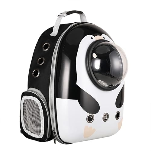 JMOZHCD Tragbare Katzentasche, Raumkapsel, Haustierrucksack, Katzen- und Hunderucksack, Haustierhandtasche, geeignet für Reisen im Freien (Penguin) von JMOZHCD