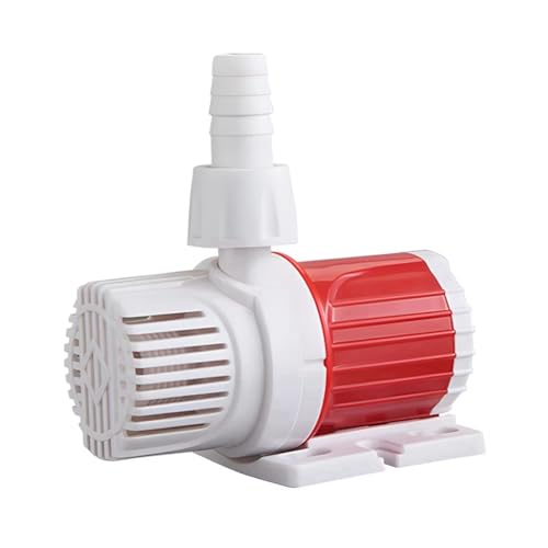 JNJOOD Aquariumpumpe DC 20 W 1000-1200L/H Tauchpumpe DC 12 V mit hohem Durchfluss Booster Pumpe Ultra leise Bürsten von JNJOOD