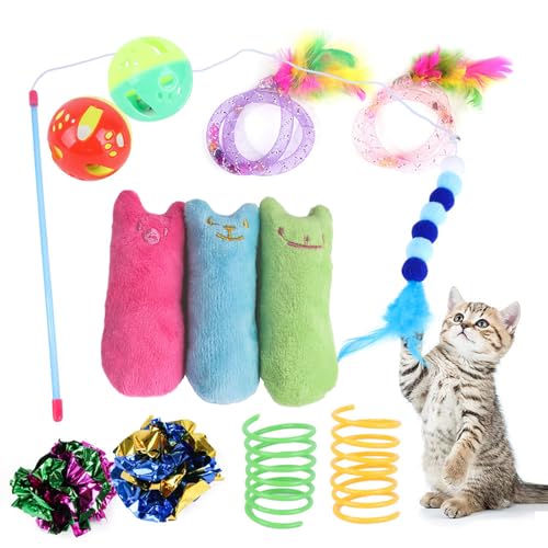 JNOUCS Katzenspielzeug für Indoor-Katzen, niedliches und interessantes Katzenspielzeug, kann die Aufmerksamkeit von Katzen auf sich ziehen, Katzenspielzeug für Indoor-Katzen, Erwachsene zum Spielen JNOUCS Katzenspielzeug für Indoor-Katzen, niedliches und interessantes Katzenspielzeug, kann die Aufmerksamkeit von Katzen auf sich ziehen, Katzenspielzeug für Indoor-Katzen, Erwachsene zum Spielen von JNOUCS