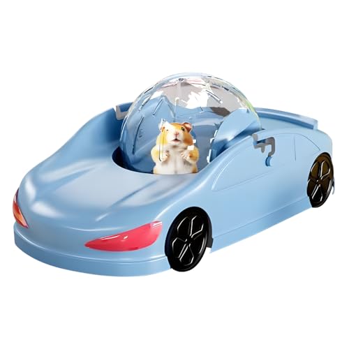 JOAASU Hamster-Auto-Ball, Hamster-Laufball, Auto, 29,5 x 16,5 x 12 cm, kleines Haustier-Laufspielzeug, Hamsterrad, Sport, Laufball, Hamsterspielzeug, lustiger kleiner Haustier, transparenter Ball JOAASU Hamster-Auto-Ball, Hamster-Laufball, Auto, 29,5 x 16,5 x 12 cm, kleines Haustier-Laufspielzeug, Hamsterrad, Sport, Laufball, Hamsterspielzeug, lustiger kleiner Haustier, transparenter Ball von JOAASU
