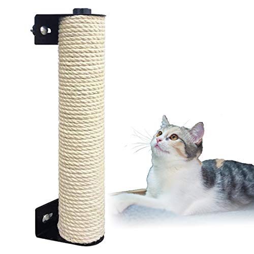 Katzenkratzbaum, Sisal Katzenkratzer Kletterwand Katzenkratzbaum Käfig Montiert Sisal Kratzbaum für Katzen Platzsparende Kratzbaum/102 von JOEBO