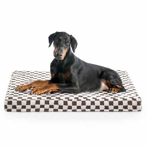 JOEJOY XXL Orthopädisches Hundebett, XXL waschbares Katzenbett Hundekissen mit Memory Schaumstoff waschbar Abnehmbar wasserdichte Fütterung hundebett orthopädisch Tiefrot JOEJOY XXL Orthopädisches Hundebett, XXL waschbares Katzenbett Hundekissen mit Memory Schaumstoff waschbar Abnehmbar wasserdichte Fütterung hundebett orthopädisch Tiefrot von JOEJOY