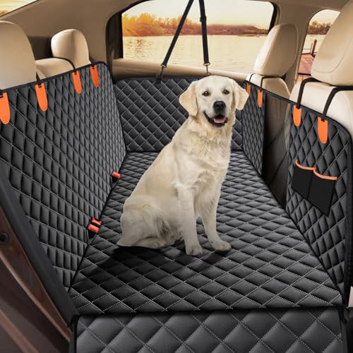 JOEJOY Hundedecke Auto Rückbank, Autoschondecke Rücksitz mit Seitenschutz und Sichtfenster, Hundeschutz Wasserdicht Kratzfest, Hunde Autodecke Autositz für Auto Van SUV von JOEJOY