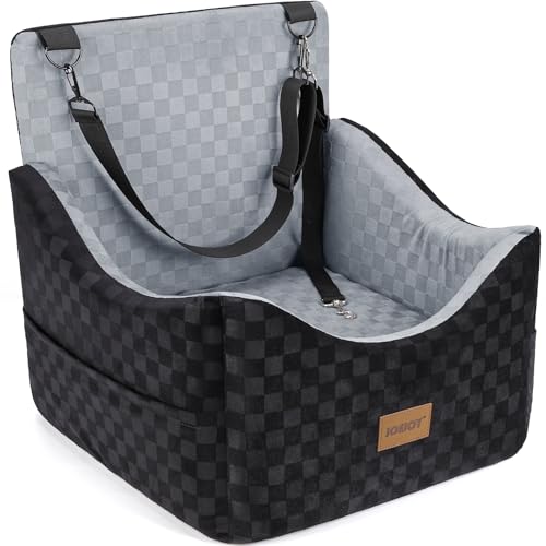 JOEJOY Memory Foam Hunde-Autositz für kleine/mittelgroße Hunde bis zu 13,6 kg – erhöhter Hundeautositz mit abnehmbarem, waschbarem Bezug, Reisesicherheit, Haustierautositz mit Aufbewahrungstaschen und JOEJOY Memory Foam Hunde-Autositz für kleine/mittelgroße Hunde bis zu 13,6 kg – erhöhter Hundeautositz mit abnehmbarem, waschbarem Bezug, Reisesicherheit, Haustierautositz mit Aufbewahrungstaschen und von JOEJOY
