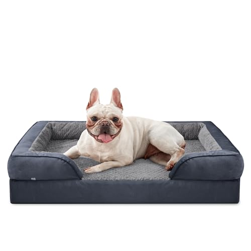 JOEJOY Mittelgroß Orthopädisches Hundebett, mittelgroßes waschbares Katzenbett Hundekissen mit Wabenstruktur und abnehmbarem wasserdichte Fütterung Schaumstoff hundebett orthopädisch Grau JOEJOY Mittelgroß Orthopädisches Hundebett, mittelgroßes waschbares Katzenbett Hundekissen mit Wabenstruktur und abnehmbarem wasserdichte Fütterung Schaumstoff hundebett orthopädisch Grau von JOEJOY